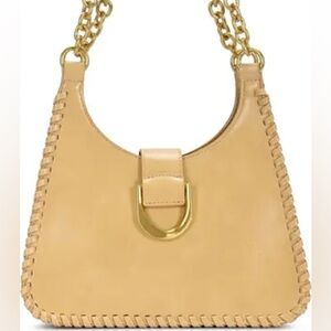 Whipstitch shoulder bag